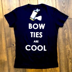 Doctor Who Tee NWT T-Shirt “Bow-Ties Are Cool” Graphic For Ripple Junction XL